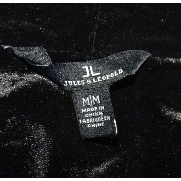 JL Jules & Leopold Jacket Women’s M Black Velvet Evening Wear Mid Length MINT - Picture 9 of 11